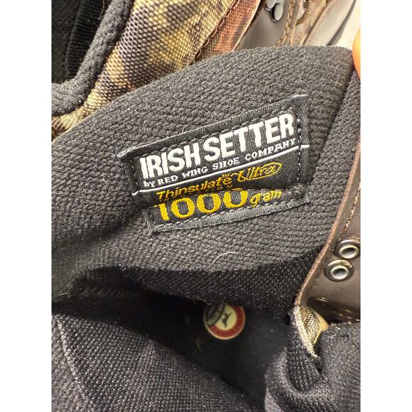 Irish Setter Gunflint Il camo Hunting Boots 1000g Mens 14D Waterproof 2813 main image 16